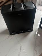 Homra Maxer pedaalemmer -60 liter prullenbak 3 vakken., Kunststof, 40 liter of meer, Ophalen of Verzenden, Zo goed als nieuw