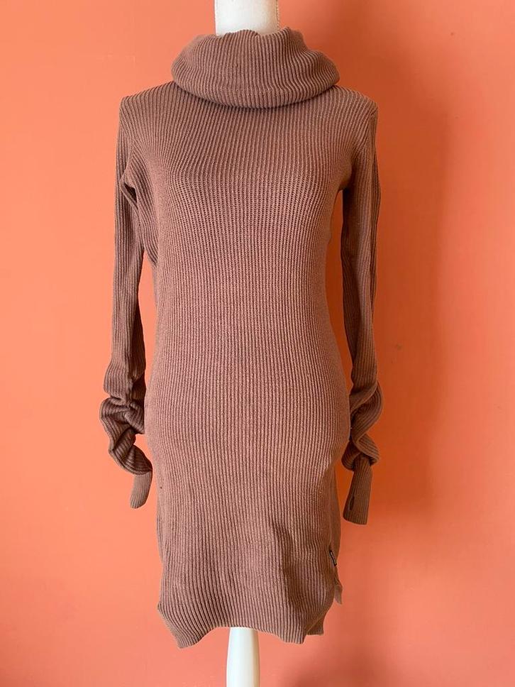 Reinders roze / taupe kleurige coltrui / jurk maat 36, Kleding | Dames, Truien en Vesten, Zo goed als nieuw, Maat 36 (S), Roze