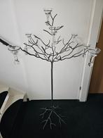 (Kerst)metalen boom met waxine houders staand en muur model, Ophalen, Zo goed als nieuw, Kandelaar, Metaal