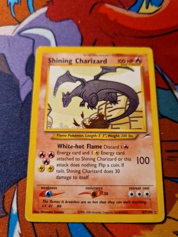 Shining Charizard 107/105 Neo Destiny 2000 Wotc beschikbaar voor biedingen