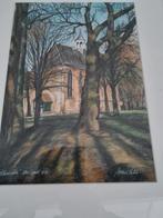 Tekening klooster ter apel, Antiek en Kunst, Kunst | Schilderijen | Abstract, Ophalen