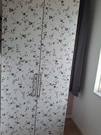 Leuke kledingkast met bloemenprint, Ophalen, Overige materialen, 200 cm of meer, 75 cm of meer