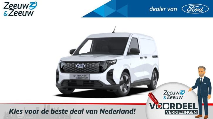 Ford E-Transit Cour. Trend 44 kWh 136pk | 0,99% rente | Nieu, Auto's, Bestelauto's, Bedrijf, Te koop, ABS, Airbags, Airconditioning