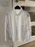 Witte Closed Blouse - Maat S, Kleding | Dames, Ophalen of Verzenden, Zo goed als nieuw, Maat 36 (S), Wit