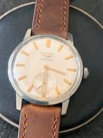 Longines sport chief ref 7402 cal.30L  36mm 1960 vintage, Overige merken, Staal, Polshorloge, Ophalen of Verzenden