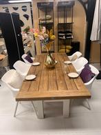 Tuinset Sophie Wit | Hartman | Showroommodel, Tuin en Terras, Ophalen, Gebruikt, 6 zitplaatsen, Teakhout