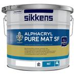 Sikkens Alphacryl Pure Mat SF Verkeerswit RAL 9016 (10 L), Doe-het-zelf en Verbouw, Verf, Beits en Lak, Ophalen, 5 tot 10 liter