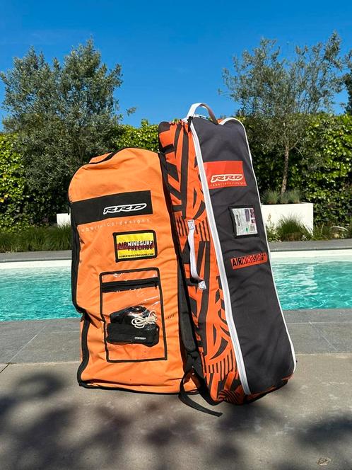 Opblaasbare komplete FREERIDE windsurf set Roberto Ricci, Watersport en Boten, Windsurfen, Zo goed als nieuw, Complete set, 250 tot 300 cm
