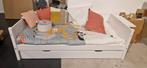 Flexa White Bedbank met logeerbed, Kinderen en Baby's, Kinderkamer | Bedden, Ophalen, 85 tot 100 cm, Nieuw, Lattenbodem