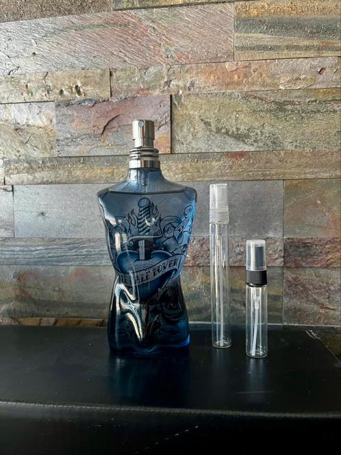 JPG Le Male Lover sample, Sieraden, Tassen en Uiterlijk, Uiterlijk | Parfum, Zo goed als nieuw, Ophalen of Verzenden