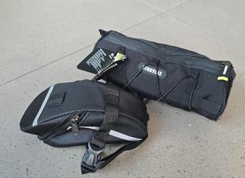 Fietstassen set (stuurtas 25 x 11 cm + zadeltas), nieuw! beschikbaar voor biedingen