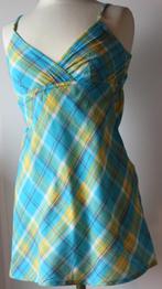 Leuke blauw geruite top NIEUW Maat 38, Maat 38/40 (M), Blauw, Nieuw, Ophalen of Verzenden
