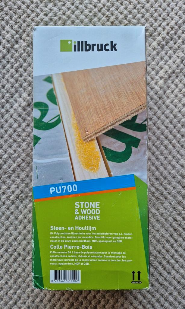 Illbruck PU700 Steen- en Houtlijm * Nieuw, Doe-het-zelf en Verbouw, Overige Doe-het-zelf en Verbouw, Nieuw, Ophalen of Verzenden