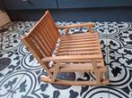 Houten poppen schommelstoel (handgemaakt), Ophalen of Verzenden, Zo goed als nieuw, Meubelstuk of Keukentje