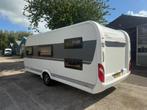 Hobby 545 KMF, 6ps Stapelbed Voortent Volaut MOVER 25950,- !, Hobby, Bedrijf, Schokbreker, 5 tot 6 meter