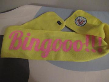 leuke GELE FLEECE BINGOOO !!! SJAAL, feestartikel beschikbaar voor biedingen