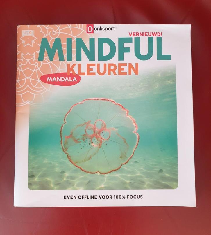 Mandala Kleurboek Mindful Kleuren, Hobby en Vrije tijd, Tekenen, Nieuw, Papier, Schets- of Tekenboek, Ophalen of Verzenden