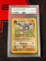 1999 Pokemon Fossil Aerodactyl Holo PSA 8, Ophalen of Verzenden, Zo goed als nieuw