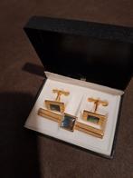 Vintage Manchetknopen & Dasspeld Set, Ophalen of Verzenden, Gebruikt, Overige materialen