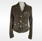 Riani Bruine Velours Blazer Maat 38, Kleding | Dames, Maat 38/40 (M), Bruin, Riani, Ophalen of Verzenden