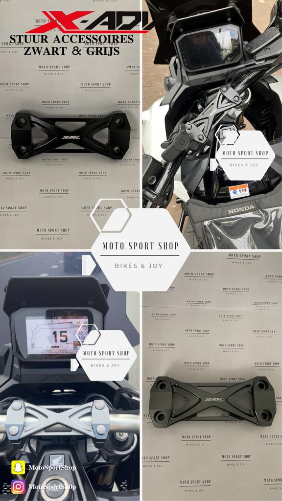 Honda X-ADV 750 stuur accessoires keuze uit 2: Zwart&zilver, Ophalen