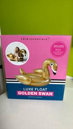Opblaasbare zwaan, luxe float goud, Ophalen of Verzenden, Nieuw