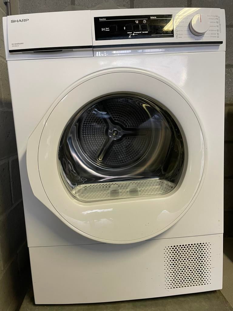 SHARP dryer 8kg A+++, Witgoed en Apparatuur, Wasdrogers, 8 tot 10 kg, Ophalen of Verzenden, Zo goed als nieuw, 85 tot 90 cm