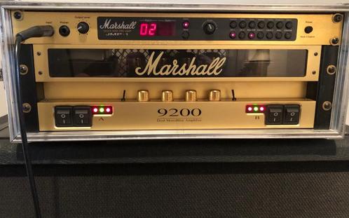 Marshall JMP-1 + Marshall 9200 eindversterker + flightcase, Muziek en Instrumenten, Versterkers | Bas en Gitaar, Gebruikt, Gitaar