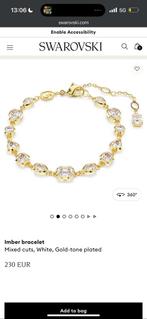 Swarovski Imber Bracelet Goud (NIEUW), Met kristal, Nieuw, Ophalen of Verzenden, Goud