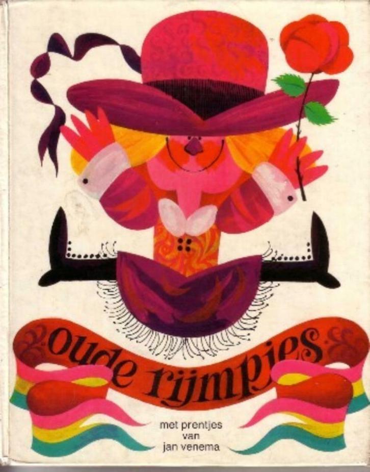 Oude Rijmpjes met prentjes van Jan Venema, Boeken, Kinderboeken | Jeugd | onder 10 jaar, Gelezen, Fictie algemeen, Ophalen of Verzenden