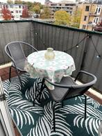 Stoelen en tafel voor balkon of tuin, Gebruikt, Tuinset, Eettafel, Ophalen