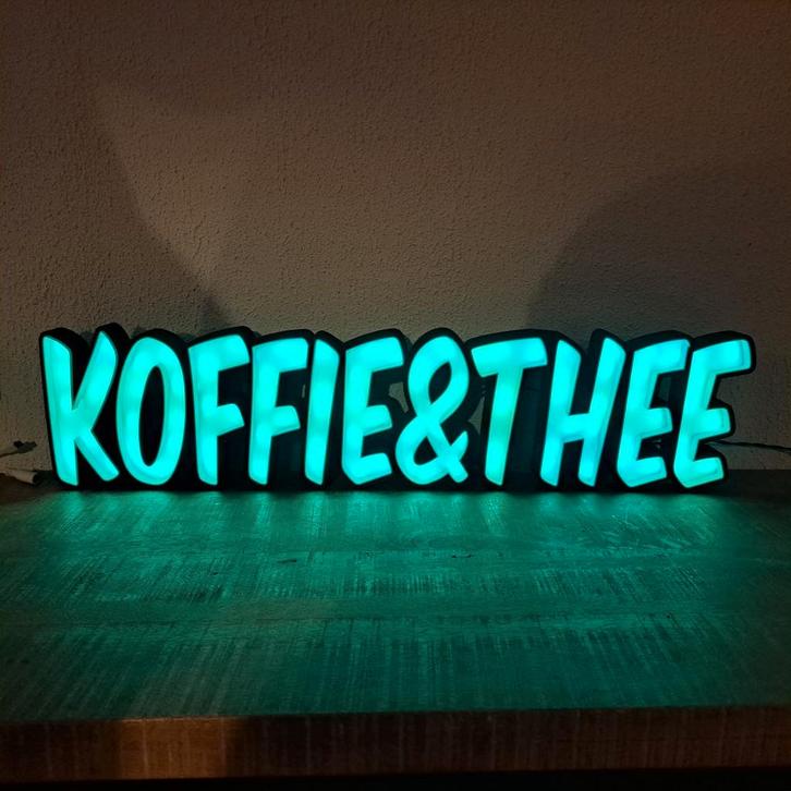 Reclame/lichtbak/foodtruck/ lednaam/ kermis, Huis en Inrichting, Lampen | Overige, Zo goed als nieuw, Ophalen of Verzenden