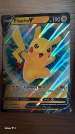 Pikachu V SWSH198 Promo Kaart, Ophalen of Verzenden, Gebruikt, Losse kaart, Foil