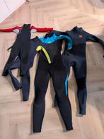 Vijf wetsuits verschillende maten en merken, Watersport en Boten, Watersportkleding, Overige merken, Wetsuit, Gebruikt, Kind