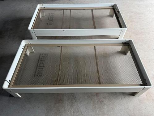 Auping auronde 1 persoons bed 2x beschikbaar 90 cm / 100 cm, Huis en Inrichting, Slaapkamer | Bedden, Gebruikt, Eenpersoons, 100 cm