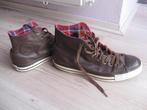 CONVERSE ALL STARS bruin leer maat 41,5 (8) goede staat, Kleding | Dames, Schoenen, Bruin, Ophalen of Verzenden, Converse All Stars