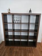 Ikea Kallax bruin 16 vakken, Huis en Inrichting, Kasten | Vitrinekasten, Ophalen, Gebruikt, 25 tot 50 cm