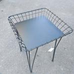Bijzettafeltje plantentafel tafeltje vierkant, Ophalen, Zo goed als nieuw, Vierkant, Metaal of Aluminium