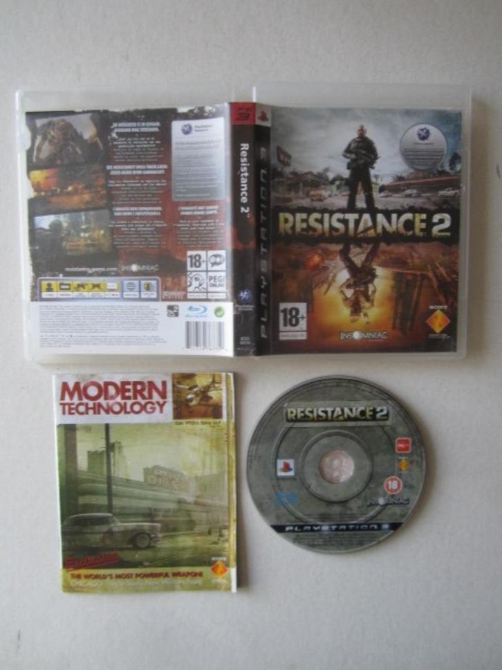 PS3 * Resistance 2 * Playstation 3, Spelcomputers en Games, Games | Sony PlayStation 3, Zo goed als nieuw, Shooter, 1 speler, Vanaf 18 jaar