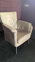lederen stoel, Ophalen, Gebruikt, 50 tot 75 cm, Leer