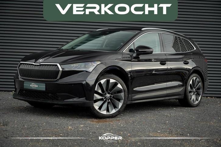 Skoda Enyaq iV 80 / Comfort Pack / Leder / 21'' / Warmtepomp, Auto's, Skoda, Bedrijf, Enyaq, 360° camera, ABS, Achteruitrijcamera