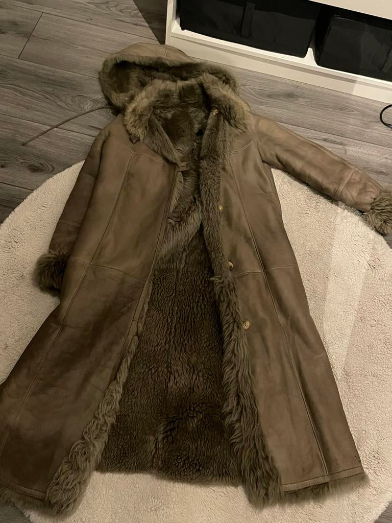 Leren Lammy toupe kleurig maat 40 weinig gedragen, Ophalen of Verzenden, Zo goed als nieuw, Maat 38/40 (M), Bruin