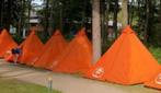 Tent van Camping van Oranje - ongebruikt tipi met logo, Caravans en Kamperen, Tenten, Nieuw, Tot en met 2