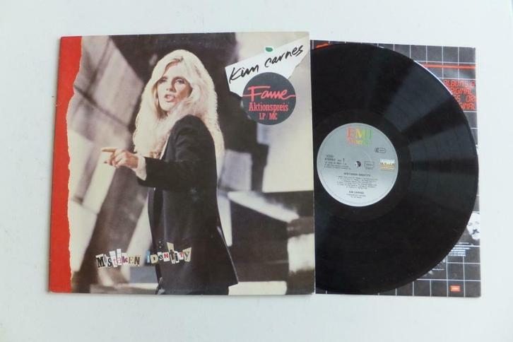 Kim Carnes LP album Mistaken Identity Bette davis Eyes TOP, Cd's en Dvd's, Vinyl | Pop, Zo goed als nieuw, 1980 tot 2000, 12 inch