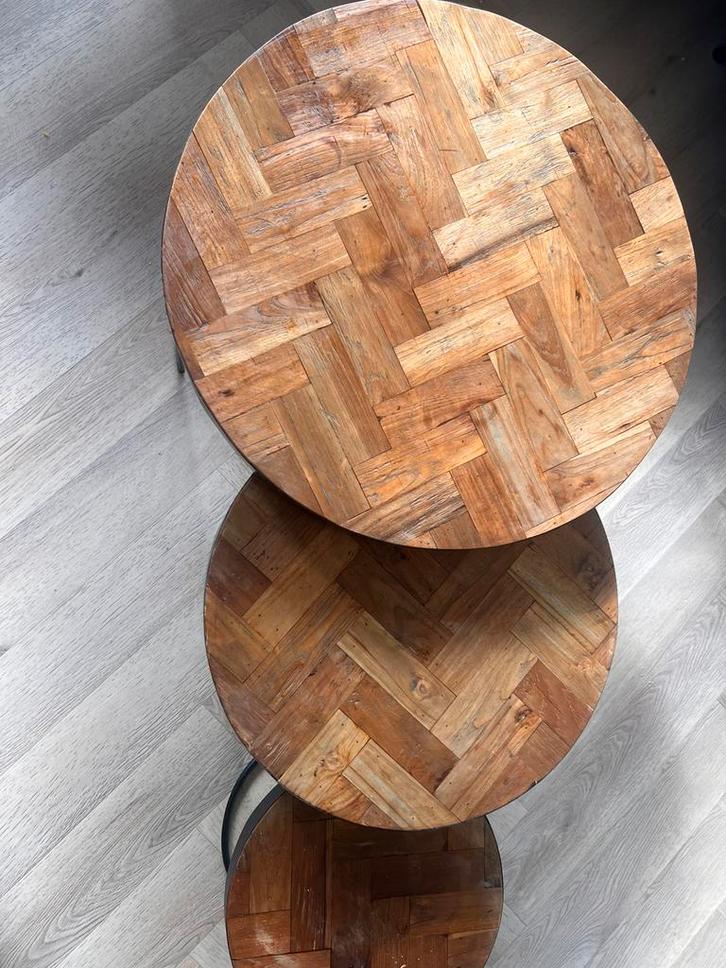 Salontafel visgraat hawai van sohome, Huis en Inrichting, Tafels | Salontafels, Zo goed als nieuw, Ophalen