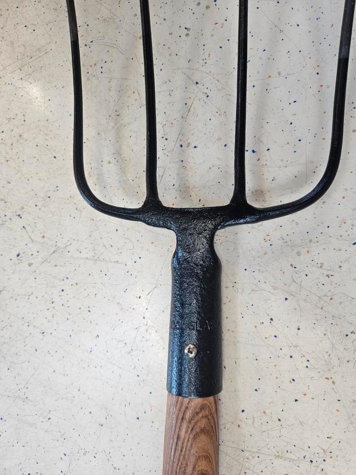 Vintage Hooivork / Riek - Gerestaureerd, Tuin en Terras, Hand-tuingereedschap, Gebruikt, Vork, Ophalen