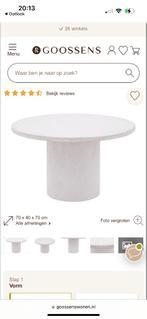 Goossens tafel 70x70, Ophalen, 50 tot 100 cm, Rond, Nieuw