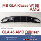 W156 GLA 45 AMG Diffuser Mercedes 2013-2018 onderlip achter, Gebruikt, -, Ophalen of Verzenden, -