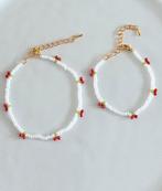 Armband moeder dochter kersjes, Verzenden, Nieuw