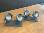 Set van 2 industriële spotlampen (draaibaar), Ophalen, Zo goed als nieuw, Metaal